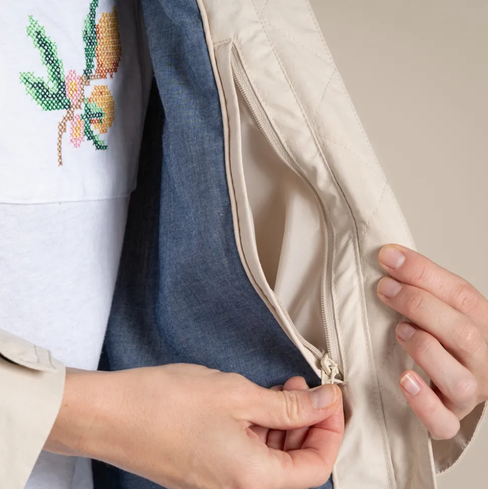 Emilia wasserdichte Jacke für Damen | Stone