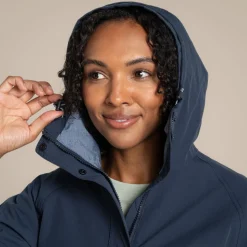 Emilia wasserdichte Jacke für Damen | Blue Navy
