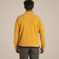 Esk-Fleecejacke mit halbem Reißverschluss für Herren | Warbler Yellow