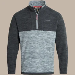 Esk-Fleecejacke mit halbem Reißverschluss für Herren | Cloud Grey