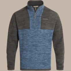 Esk-Fleecejacke mit halbem Reißverschluss für Herren | Blue Stone