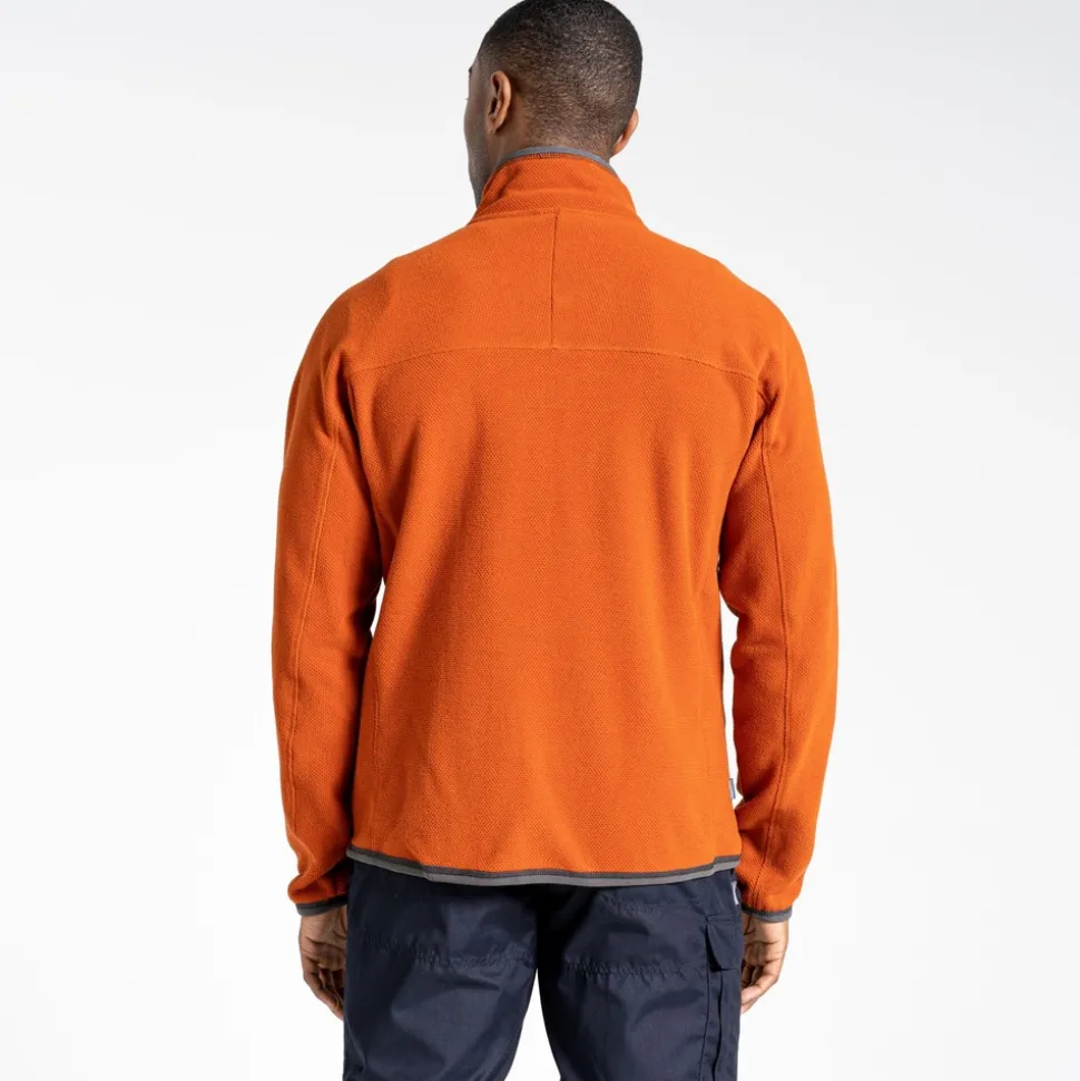 Expert Active Fleece mit halbem Reißverschluss | Potters Clay Marl