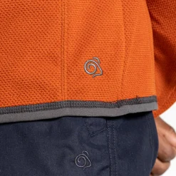 Expert Active Fleece mit halbem Reißverschluss | Potters Clay Marl