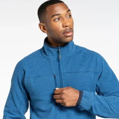 Expert Active Fleece mit halbem Reißverschluss | Poseidon Blue Marl