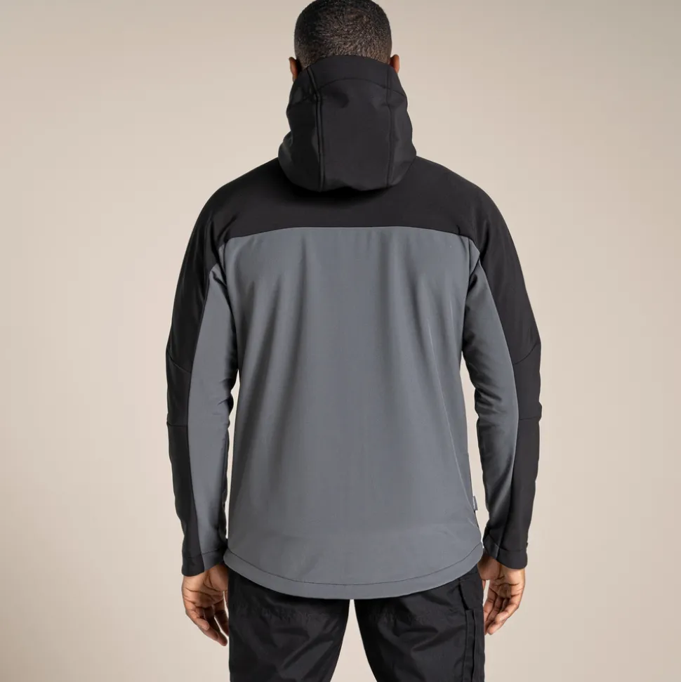 Expert Active Softshelljacke mit Kapuze | Carbon Grey / Black