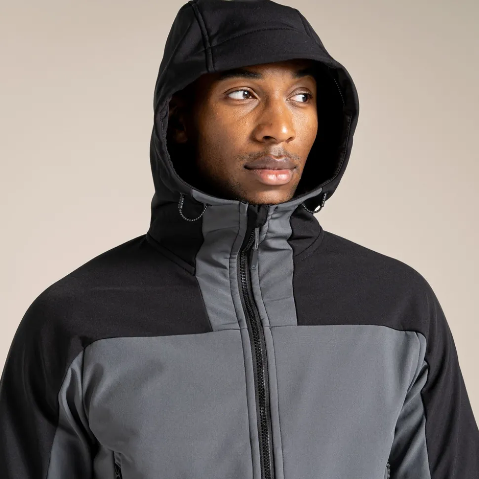Expert Active Softshelljacke mit Kapuze | Carbon Grey / Black
