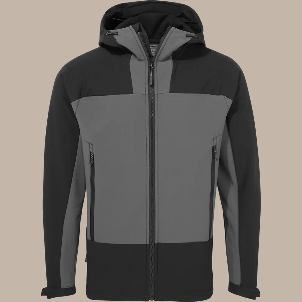 Expert Active Softshelljacke mit Kapuze | Carbon Grey / Black