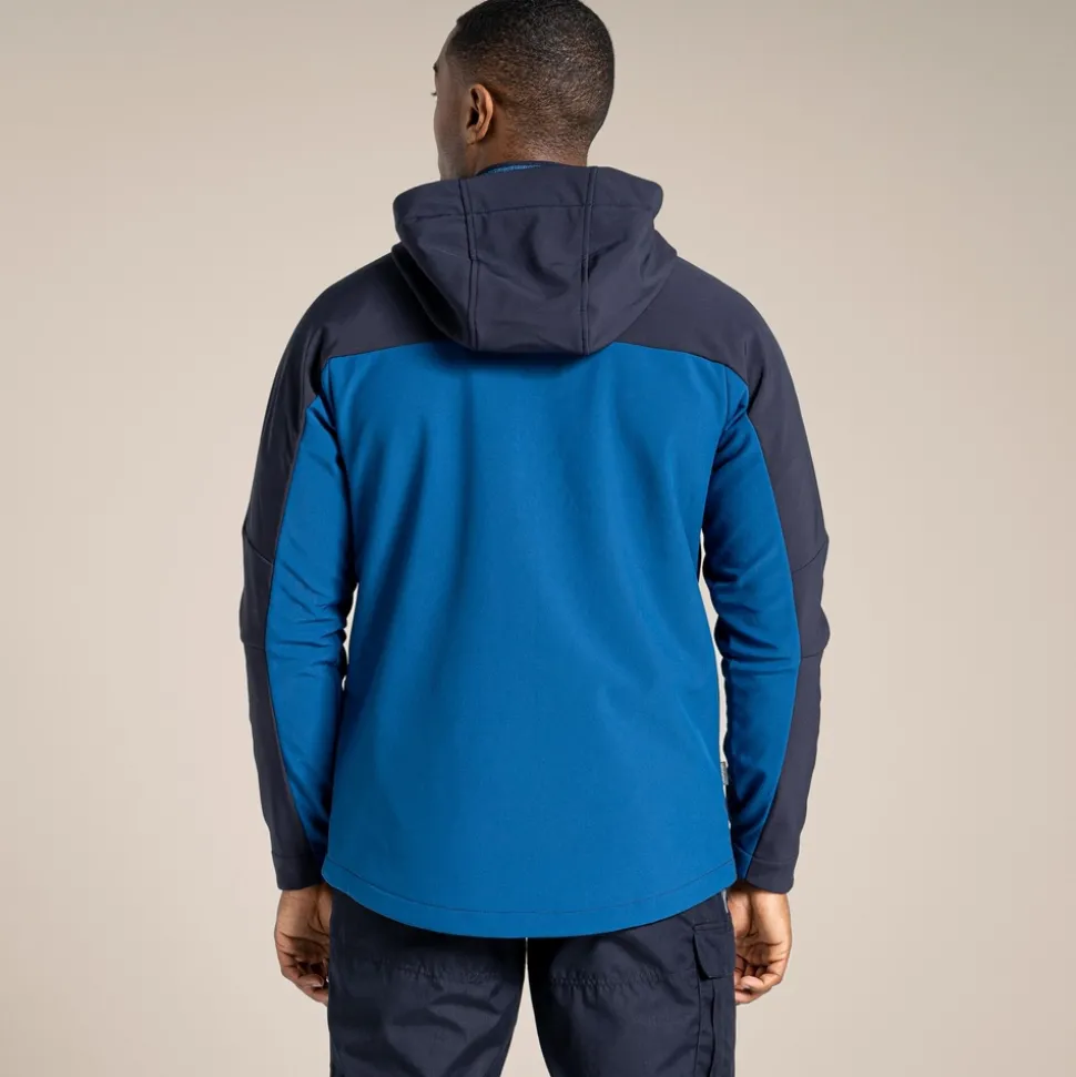 Expert Active Softshelljacke mit Kapuze | Poseidon Blue / Dark Navy