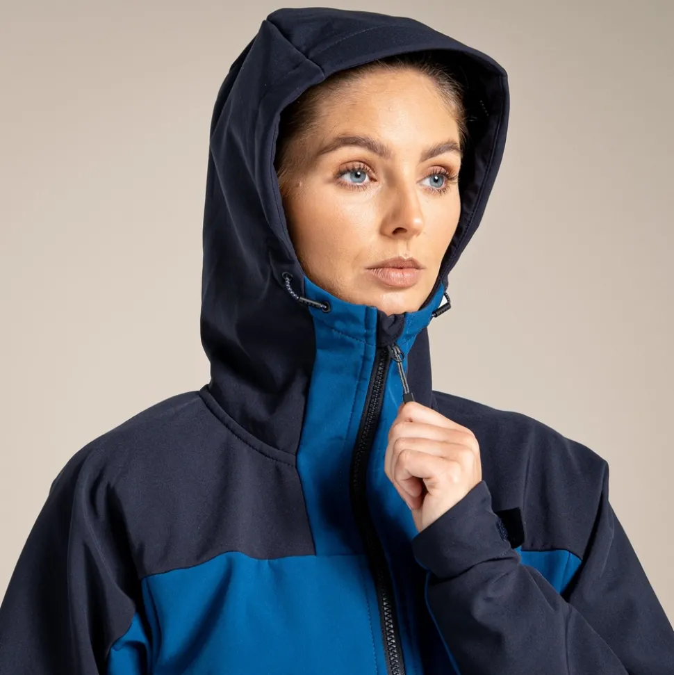 Expert Active Softshelljacke mit Kapuze | Poseidon Blue / Dark Navy