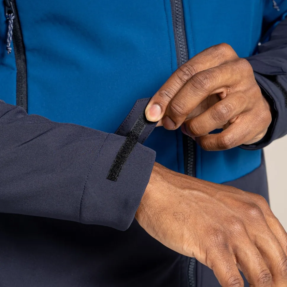 Expert Active Softshelljacke mit Kapuze | Poseidon Blue / Dark Navy