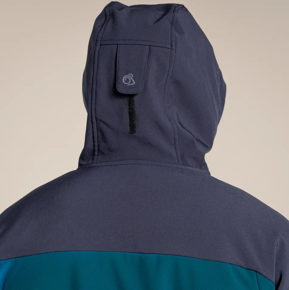 Expert Active Softshelljacke mit Kapuze | Poseidon Blue / Dark Navy