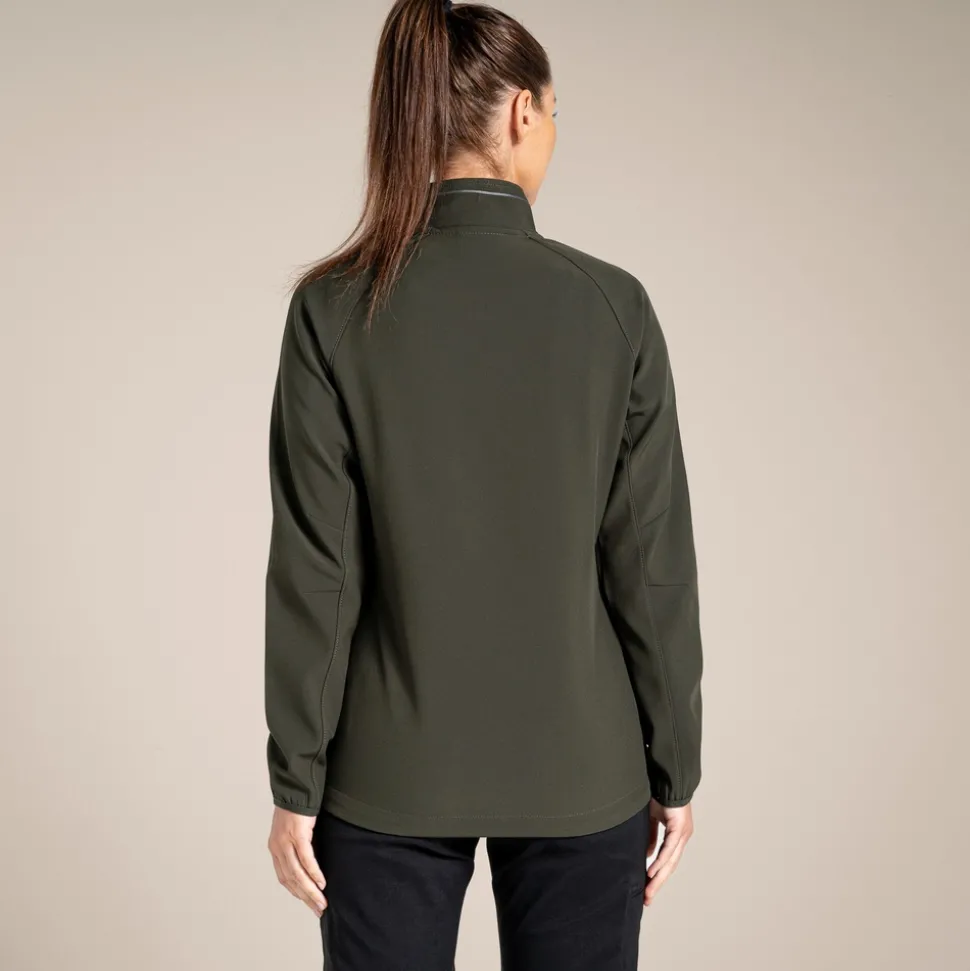 Expert Basecamp Softshelljacke für Damen | Dark Cedar Green