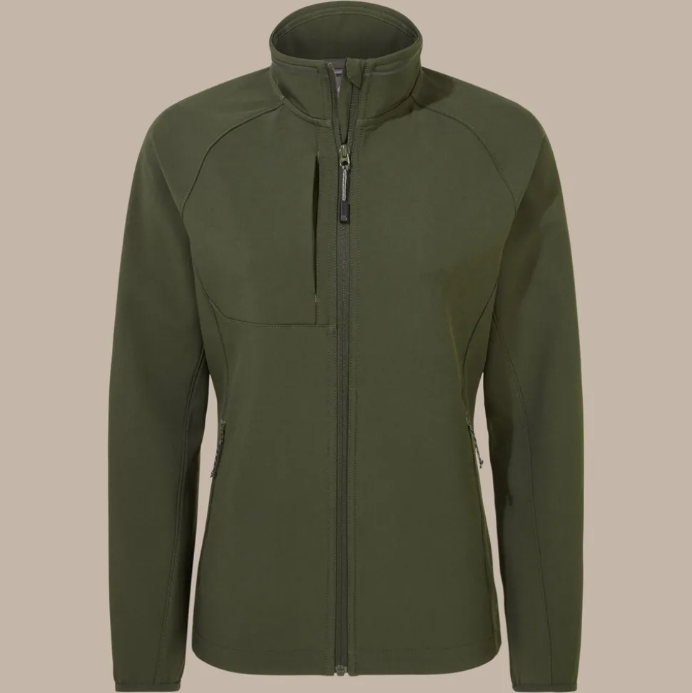 Expert Basecamp Softshelljacke für Damen | Dark Cedar Green