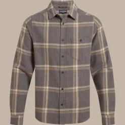 Gage Hemd mit langem Ärmel | Soft Grey Marl Check