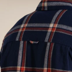 Gage Hemd mit langem Ärmel | Blue Navy Check