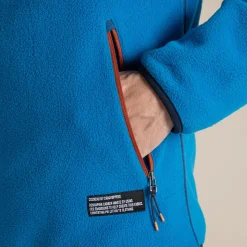 Herren CO2 Renu Fleece mit halbem Reißverschluss | Howlite Blue