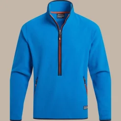 Herren CO2 Renu Fleece mit halbem Reißverschluss | Howlite Blue