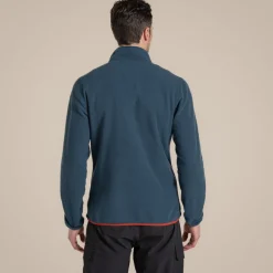 Herren CO2 Renu Fleece mit halbem Reißverschluss | Blue Stone