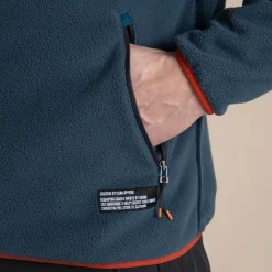 Herren CO2 Renu Fleece mit halbem Reißverschluss | Blue Stone