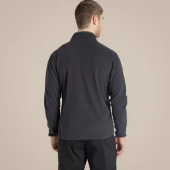 Herren CO2 Renu Fleece mit halbem Reißverschluss | Black Pepper