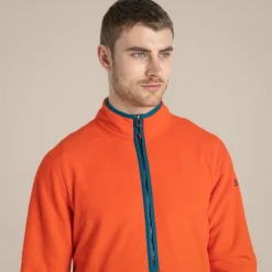 Herren CO2 Renu Fleece mit halbem Reißverschluss | Macaw Red