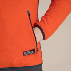 Herren CO2 Renu Fleece mit halbem Reißverschluss | Macaw Red