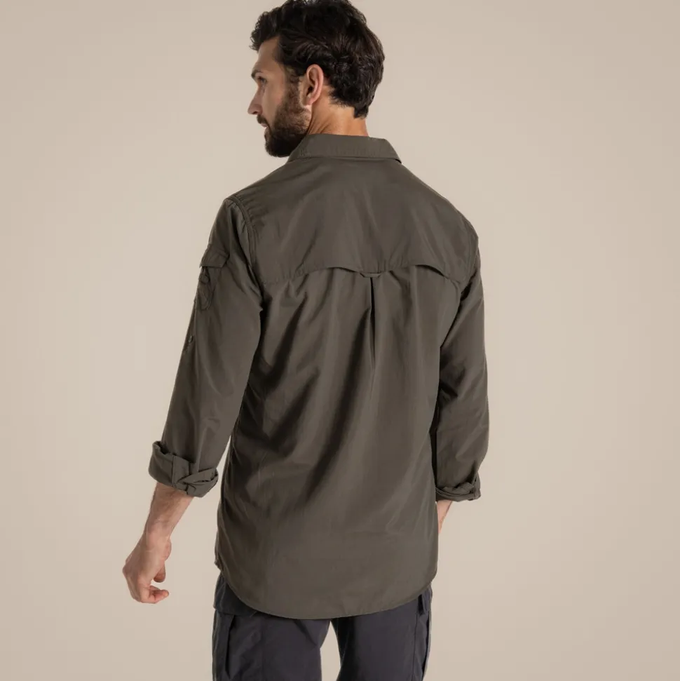 Herren NosiLife Adventure Langarmshirt III | Woodland Green