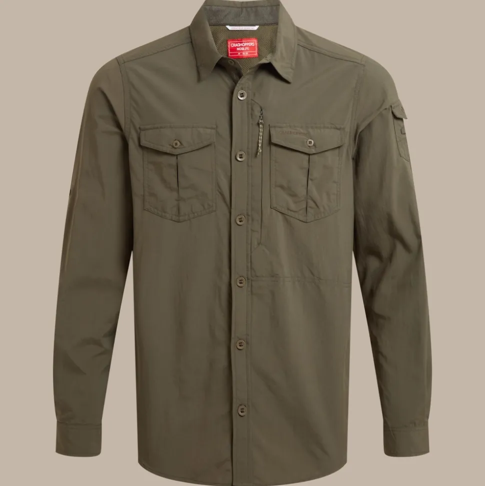 Herren NosiLife Adventure Langarmshirt III | Woodland Green