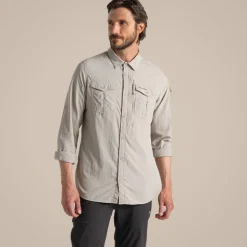 Herren NosiLife Adventure Langarmshirt III | Parchment