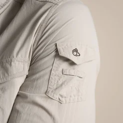 Herren NosiLife Adventure Langarmshirt III | Parchment