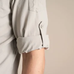 Herren NosiLife Adventure Langarmshirt III | Parchment