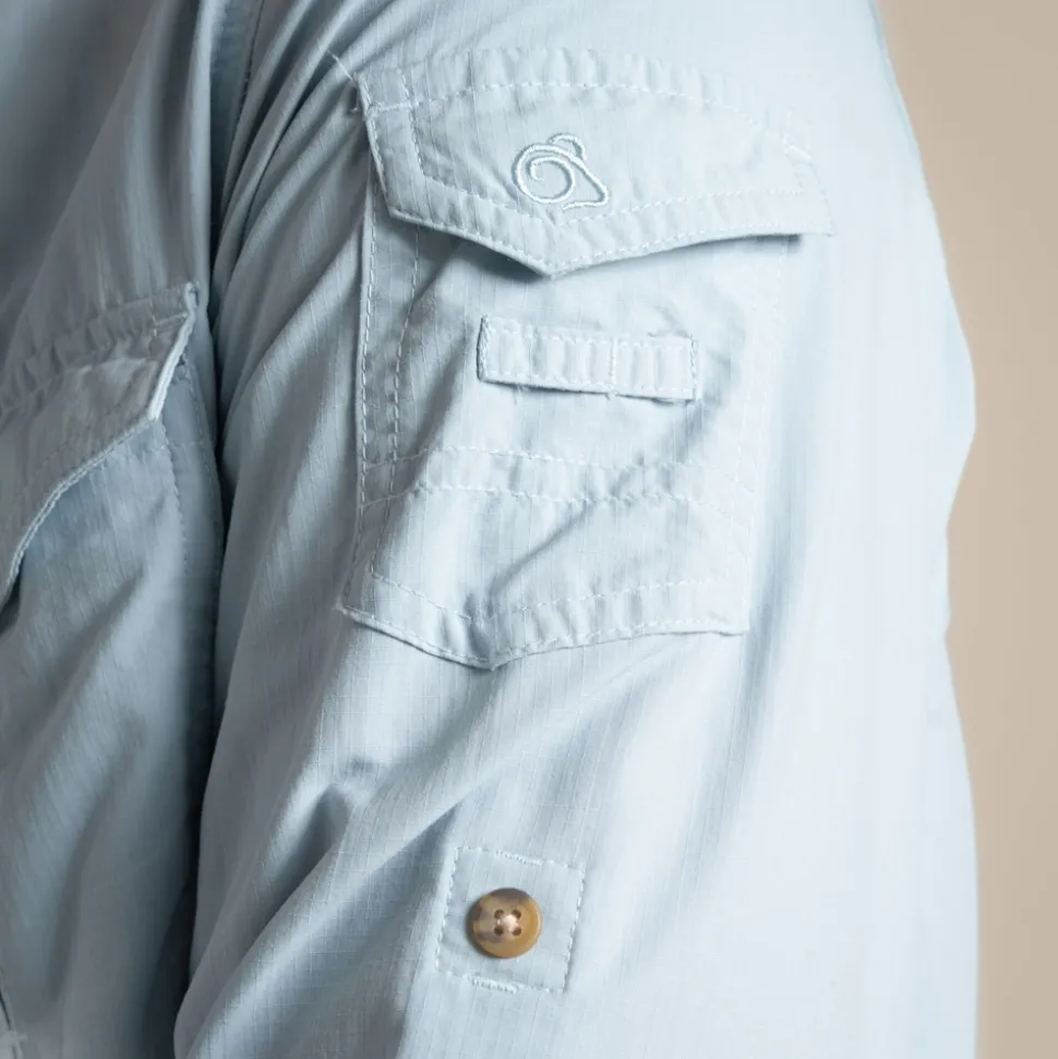 Herren NosiLife Adventure Langarmshirt III | Niagara Blue