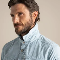 Herren NosiLife Adventure Langarmshirt III | Niagara Blue