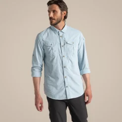 Herren NosiLife Adventure Langarmshirt III | Niagara Blue