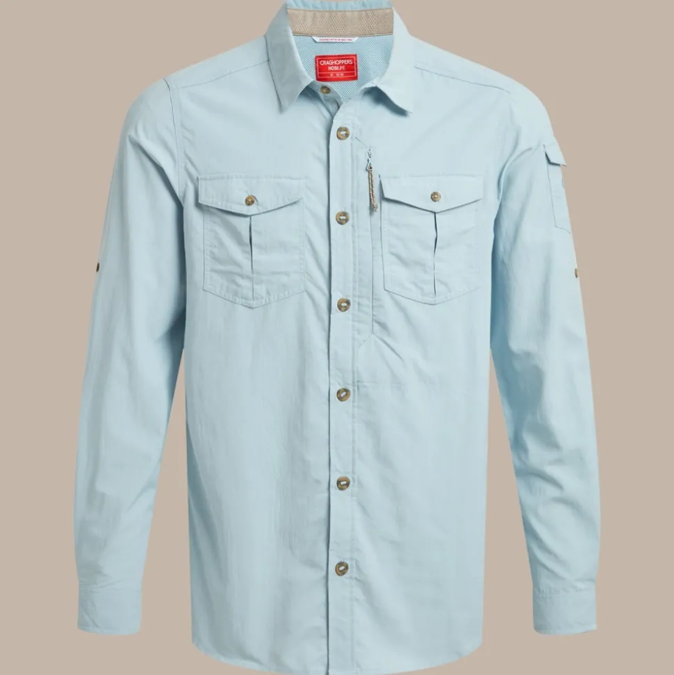 Herren NosiLife Adventure Langarmshirt III | Niagara Blue
