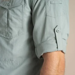 Herren NosiLife Adventure Langarmshirt III | Lichen Green