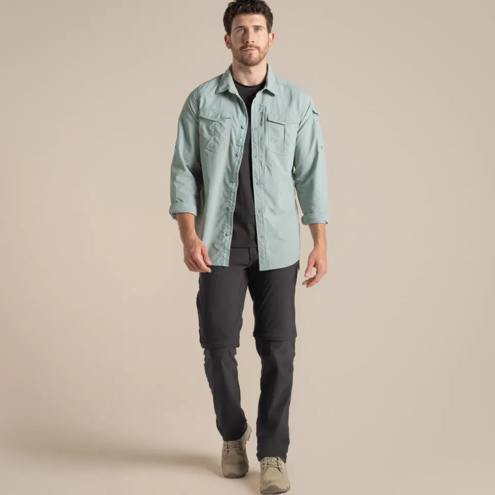 Herren NosiLife Adventure Langarmshirt III | Lichen Green