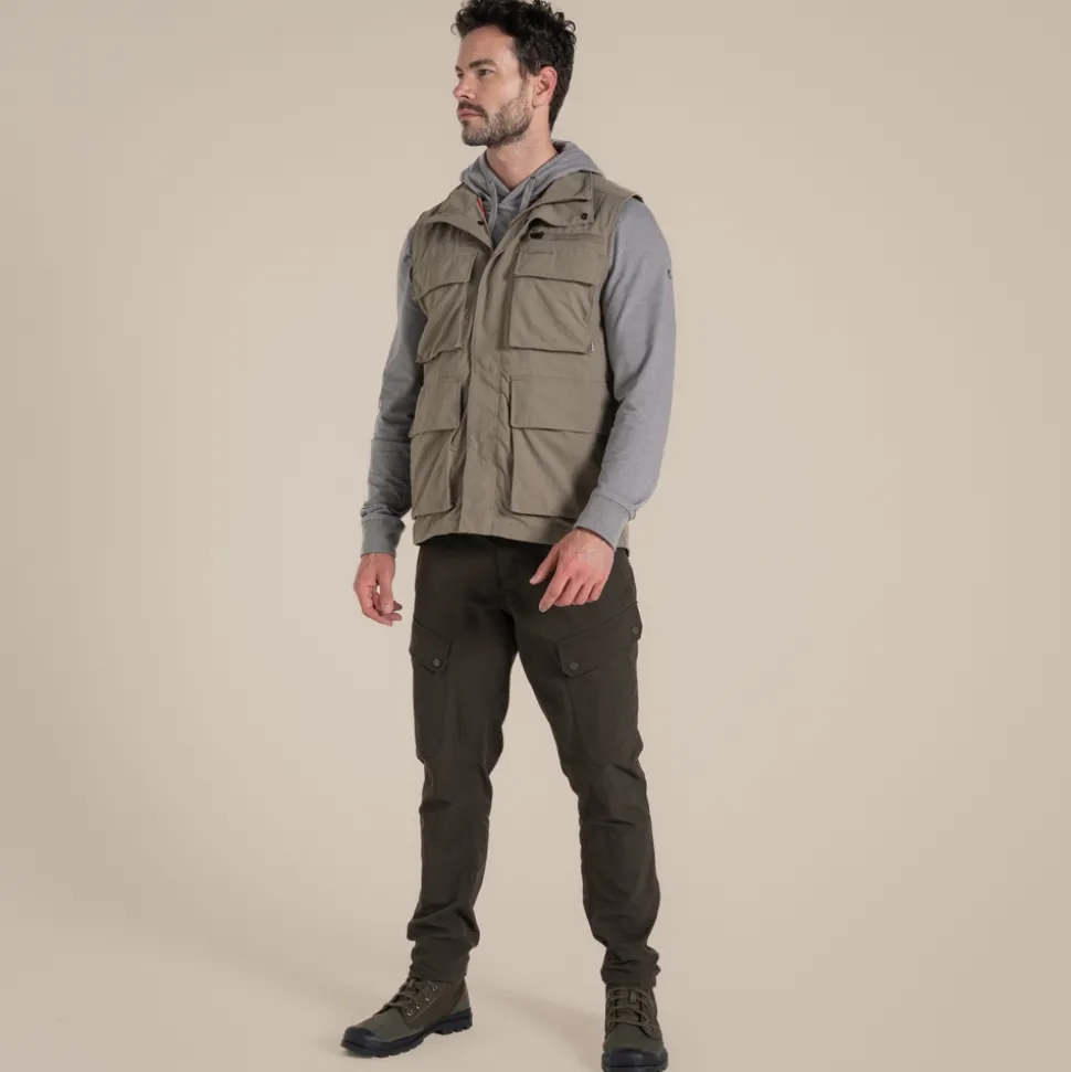 Herren NosiLife Adventure Gilet IV | Pebble