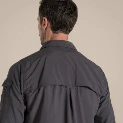 Herren NosiLife Adventure Langarmshirt III | Black Pepper