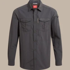 Herren NosiLife Adventure Langarmshirt III | Black Pepper