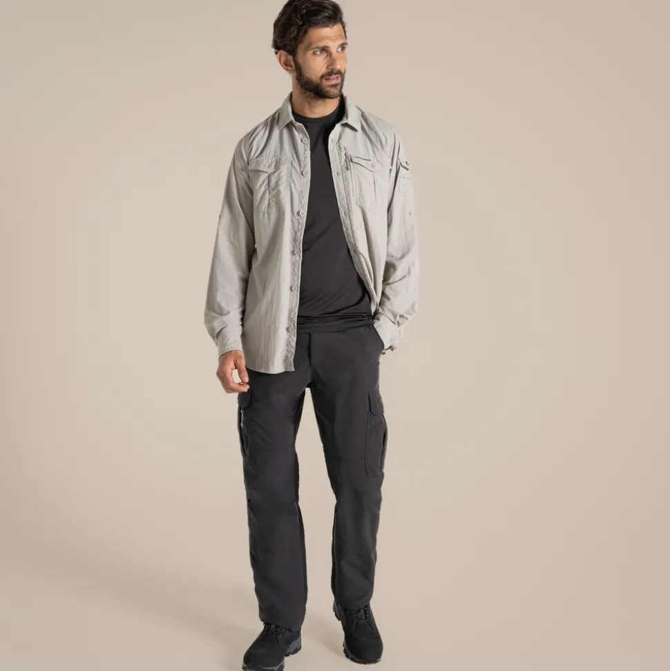 Herren NosiLife Cargohose III | Black Pepper