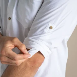 Herren NosiLife Nuoro Langarmshirt II | White