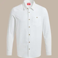 Herren NosiLife Nuoro Langarmshirt II | White