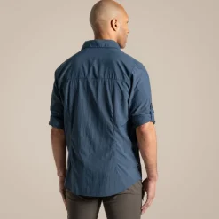 Herren NosiLife Nuoro Langarmshirt II | Blue Stone