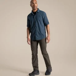 Herren NosiLife Nuoro Langarmshirt II | Blue Stone