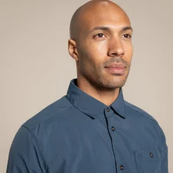 Herren NosiLife Nuoro Langarmshirt II | Blue Stone