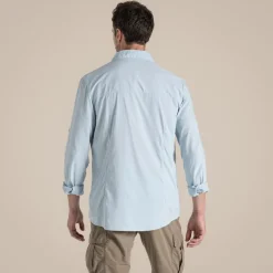 Herren NosiLife Nuoro Langarmshirt II | Niagara Blue