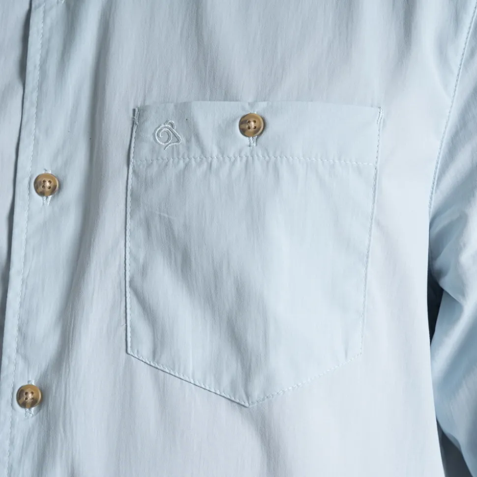 Herren NosiLife Nuoro Langarmshirt II | Niagara Blue