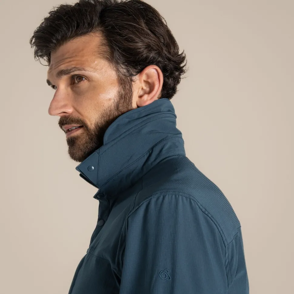 Herren NosiLife Pro Langarmshirt V | Blue Stone