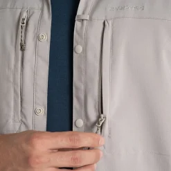 Herren NosiLife Pro Langarmshirt V | Parchment